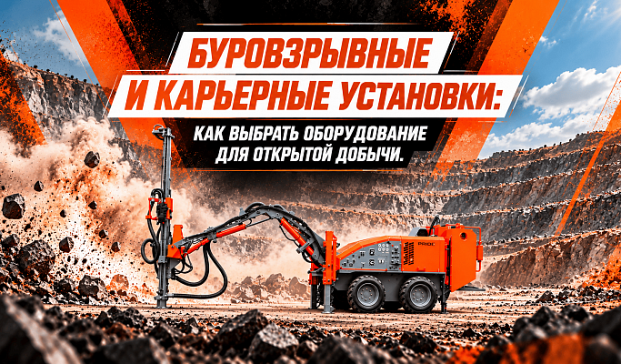 Буровзрывные и карьерные установки: как выбрать оборудование для открытой добычи